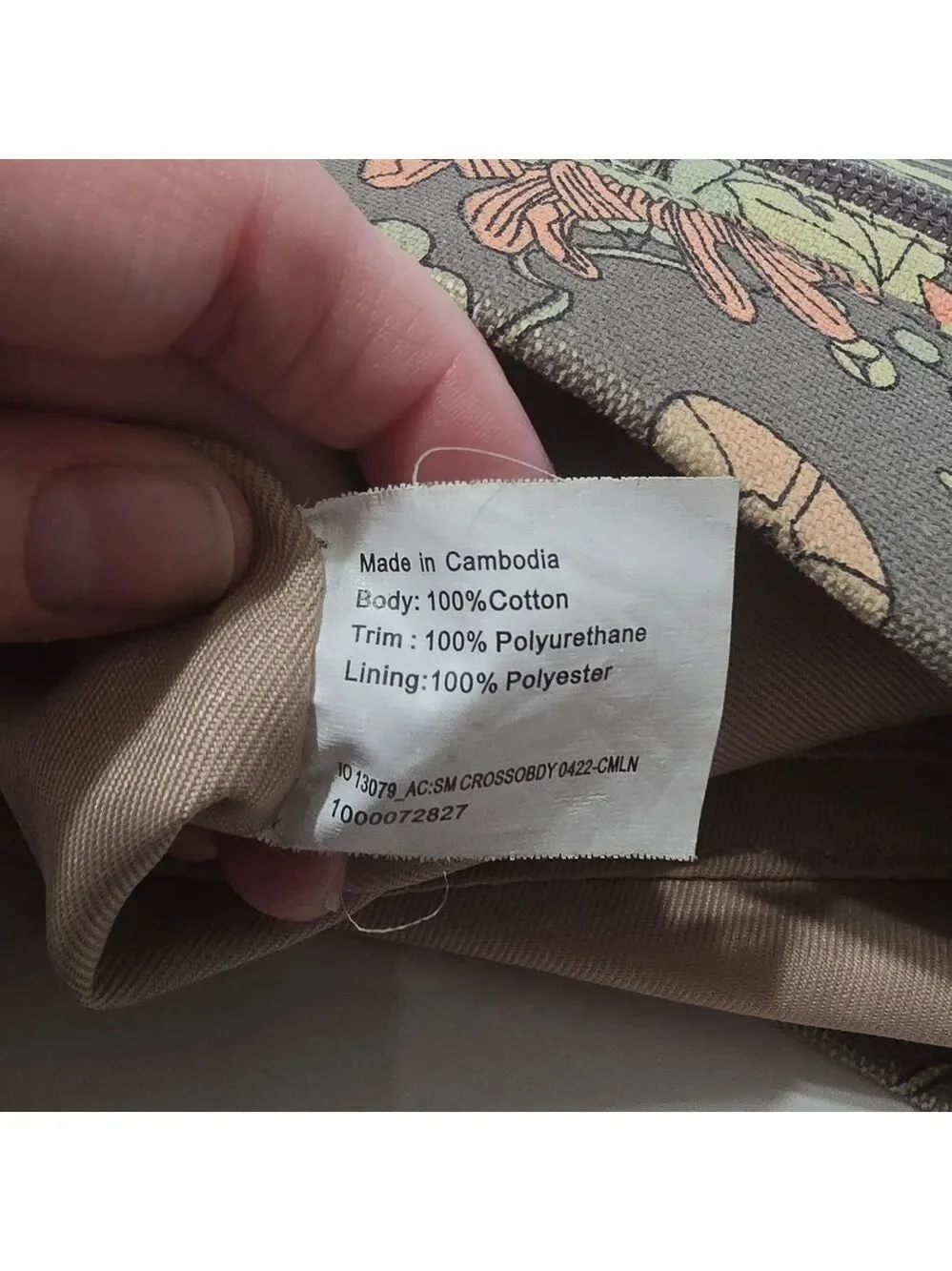 Sakroots Camden Small Floral Cotton Canvas Crossbody Purse